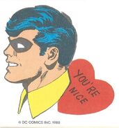 Super Friends Valentine Card Robin 2
