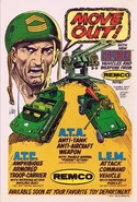Remco Sgt. Rock ad vehicles