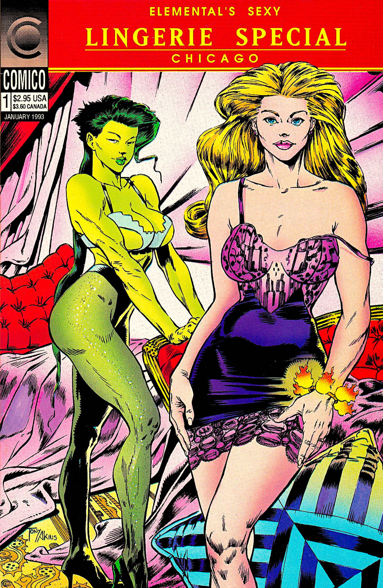 Elementals Sexy Lingerie Special Vol 1 1, Comic Book Network Wiki
