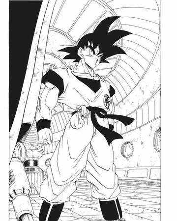 Son Goku Dbz Manga Comic Vs Anime Vs Cartoon Wiki Fandom This premium tutorial is for manga begin by drawing a large, slightly elongated circle for the forehead. son goku dbz manga comic vs anime