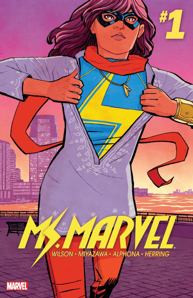 ms marvel comic book covers