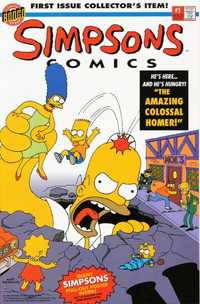 The Simpson Comics issue 1 cover