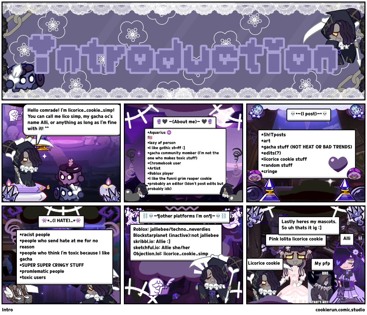 Licorice Cookie Simp ComicStudioSite Wiki Fandom