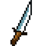 The Knife- which is default in the inventory