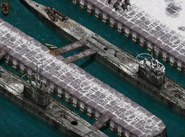 Two U-Boat subs in Commandos: Behind Enemy Lines.