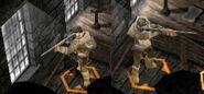 The 3D model of the Assault Rifle in Commandos 3