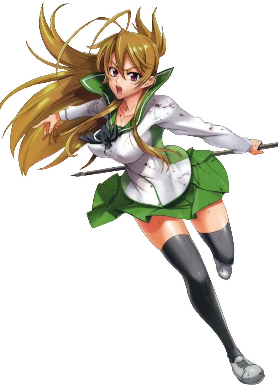 Ai Art] Rei Miyamoto - High School of the Dead by The-Sanctuaire