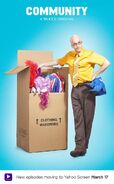 Community Season Six promotional Dean Pelton poster