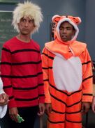 Troy and Abed as Calvin and Hobbes