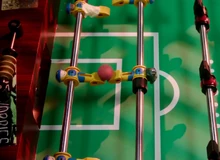 3X9 Foosball players