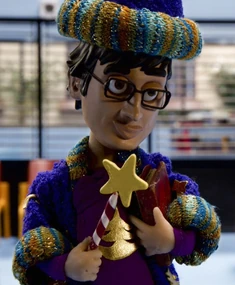 Christmas Wizard close up