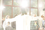 2x5 Promotional photo Abed as Jesus 5