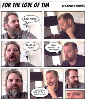 Tim and Dan comic strip