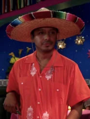 Señor Kevin's WaiterThe waiter who served Jeff and Dean Pelton on their "man date". Jeff had a Siesta salad with an Ice tea, Dean had a Top Nacho with a watermelon margarita.Portrayed byCarlos Moreno Jr.