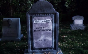 Cornelius Hawthorne's tombstone