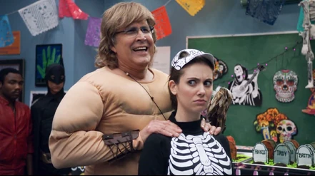 Pierce and Annie (408 KB) Pierce and AnnieHis favorite member of the study group, her favorite oldest member of the study group.