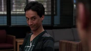 ...Abed wiggling his eyebrows at him suggestively.