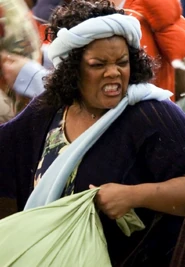 Shirley "Big Cheddar" BennettShe joined Troy because Abed was being a robot and hurting his feelings. She also wanted to make sure Britta didn't put Troy on the weed. Was made second in command of Blanketsburg which did not sit well with Pierce.