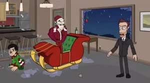 Jeff is visited by Santa Dean