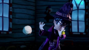 S02E11-Christmas Wizard being pelted