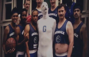 Greendale Human Being with Basketball team