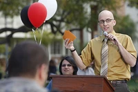 1x1 Pelton giving speech