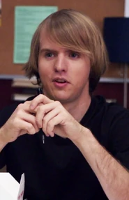 Mark Millot (634 KB) Mark MillotHe first appeared as a reporter for the school paper "The Greendale Gazette Journal Mirror"("Investigative Journalism"). He is later seen in the study group's sophmore year flirting with Annie. Afterwards, he is seen in the crowd watching Britta and Annie oil wrestlings along with Eric. His personal page on Greendale Campus Connect can be found here.