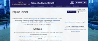 Wikia ShadowHunters