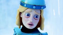 Britta bot crying