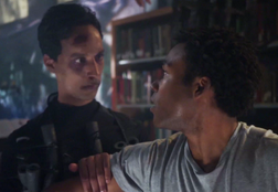 E Zombie Abed stops Troy