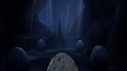 Huevos de Muerte Susurrante debajo de Berk