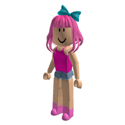 Laço de Cabelo Tema Roblox