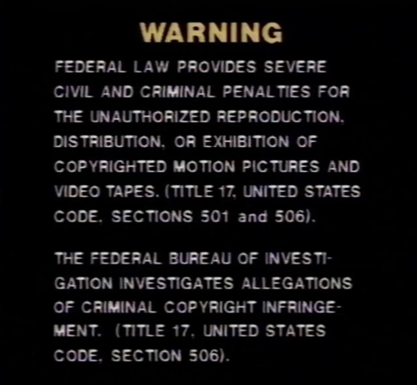 MGM Home Entertainment Warning Screens Company Bumpers Wiki Fandom
