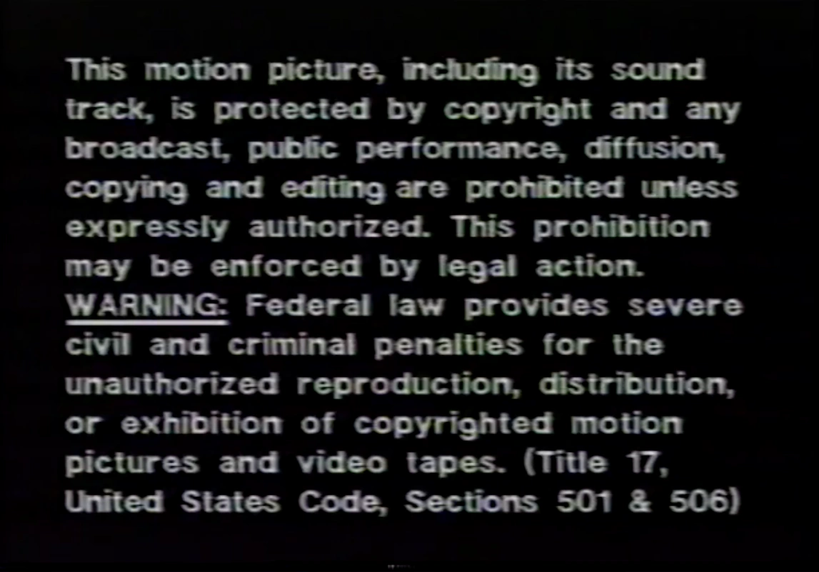 International Historic Films Warning Screen Company Bumpers Wiki Fandom