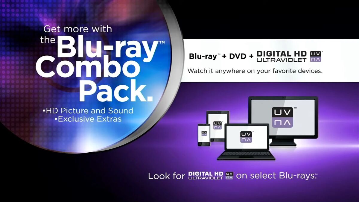 Universal Pictures Home Entertainment Bluray Combo Pack Promos