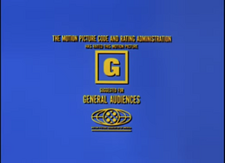 MPAA Screen Rated PG 