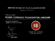 Frankenstein Unbound, Video