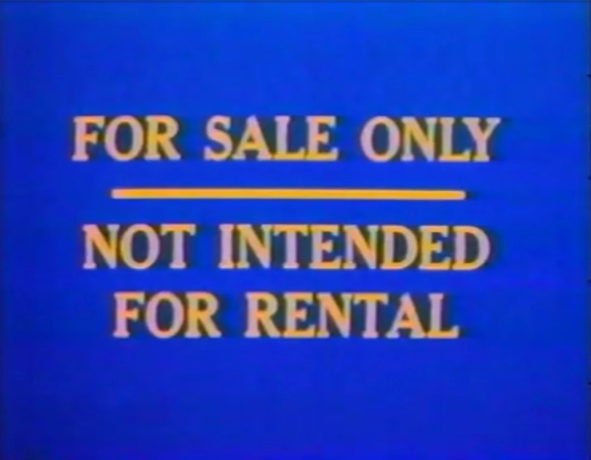 Walt Disney Studios Home Entertainment "For Sale/Rental" Screens