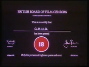 C.H.U.D. (1984), Video