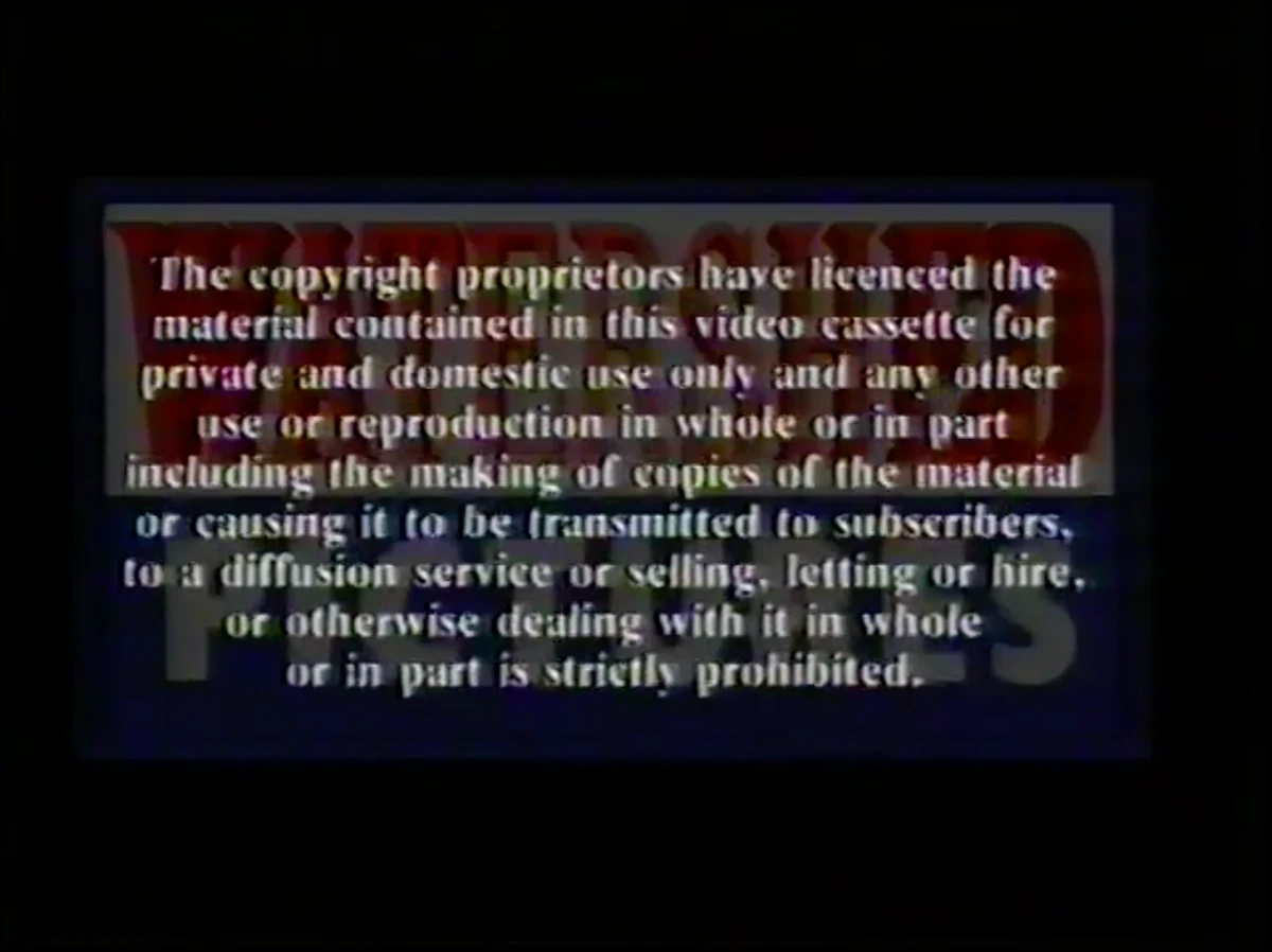 Watershed Pictures Warning Screen Company Bumpers Wiki Fandom