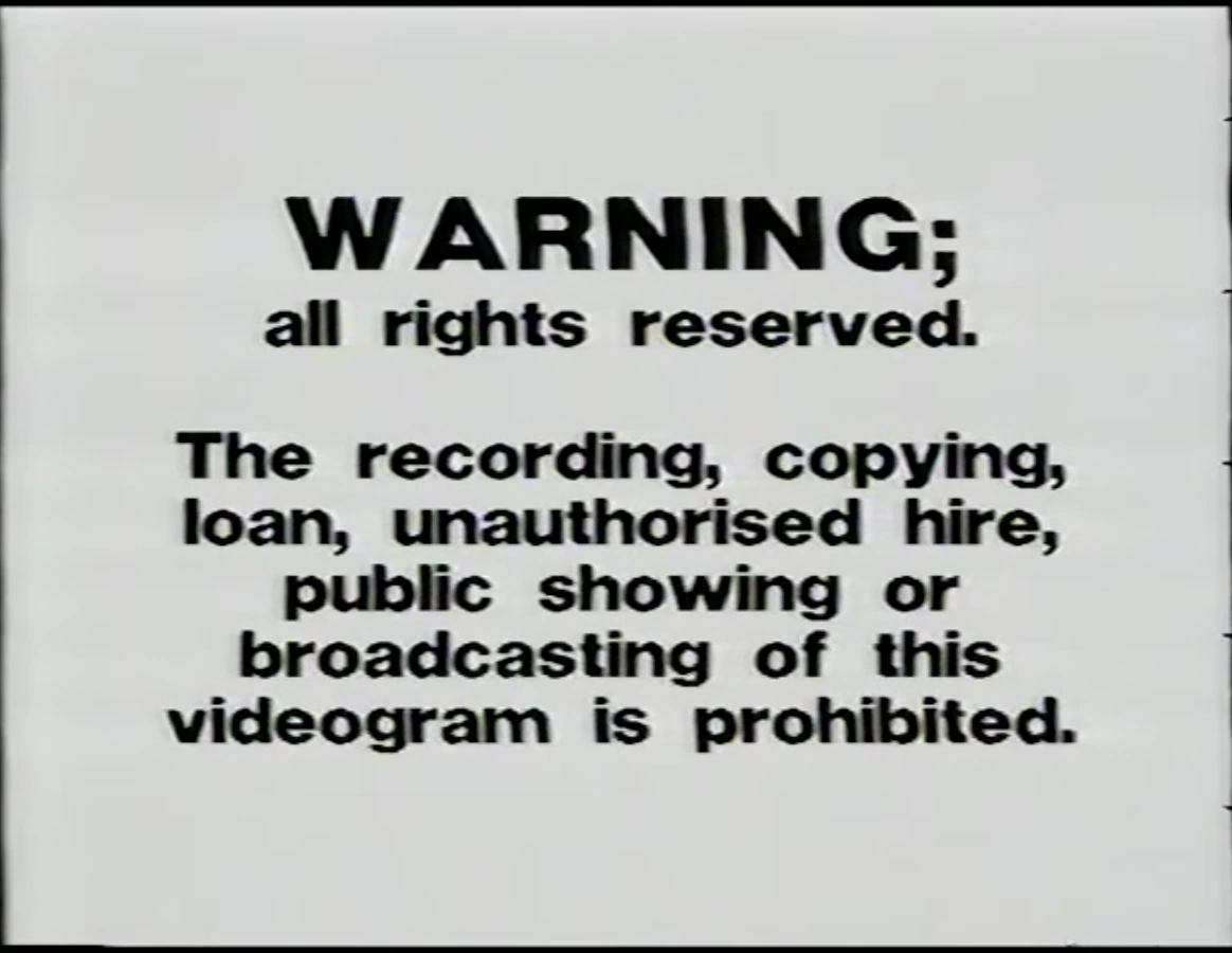 3M Video (UK) Warning Screen Company Bumpers Wiki Fandom
