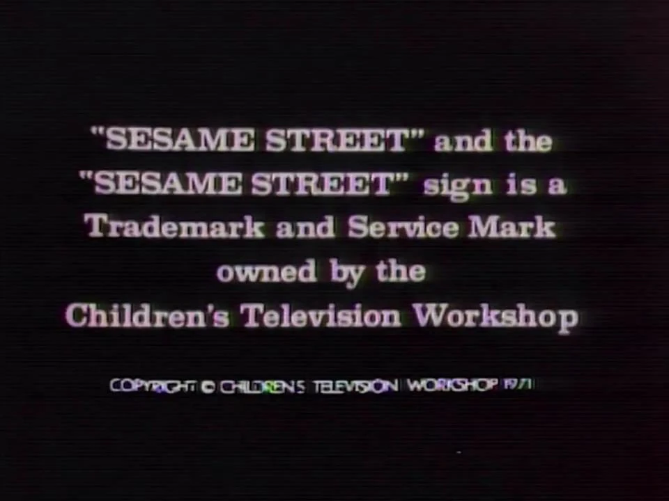 Sesame Street Copyright Bumpers | Company Bumpers Wiki | Fandom