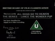 All Dogs Go to Heaven - the Series: Lance the Wonder Pup (1999), Video