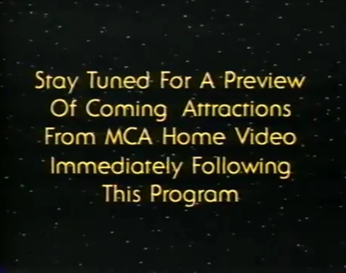 RARE 1986 VHS BACK TO THE FUTURE MCA YELLOW GOLD LOGO \u0026 Music, image size:1200x947