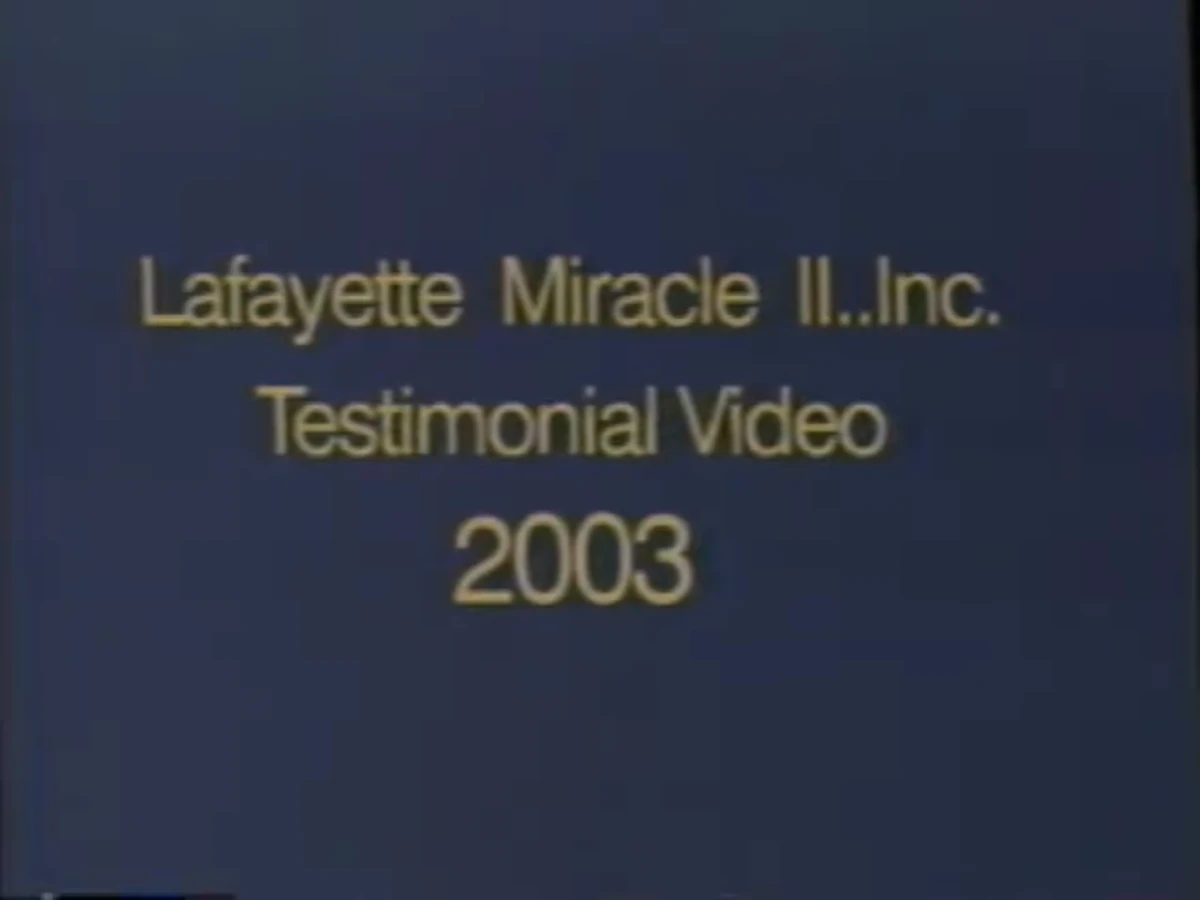 Lafayette Miracle II..Inc. Cooyright/Warning Screen Company Bumpers