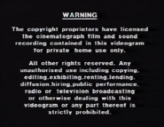 Polygram video warning screen