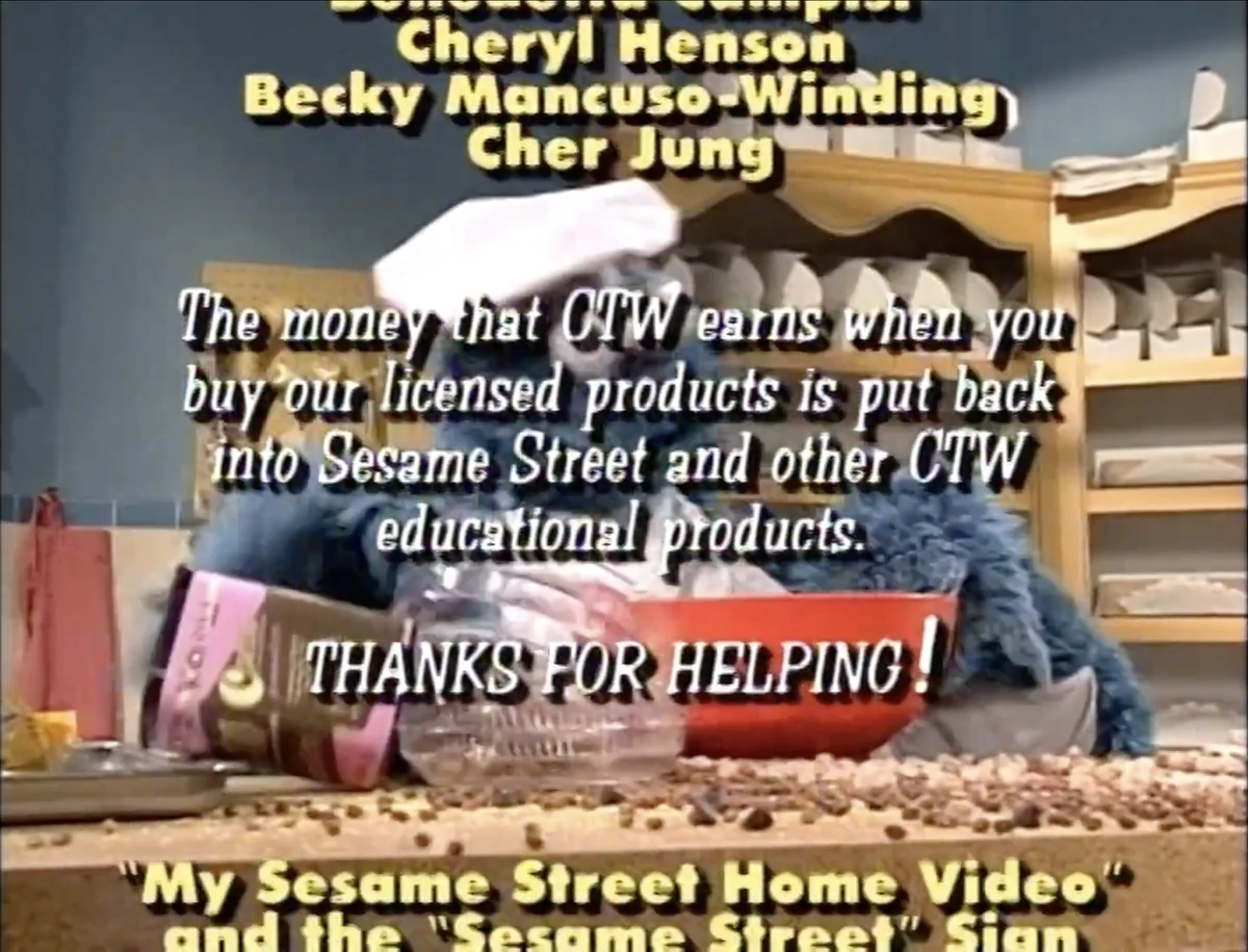Sesame Street Home Video "Thanks for Helping" Bumper | Company Bumpers