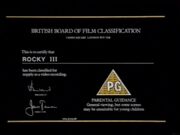 Rocky III, Video