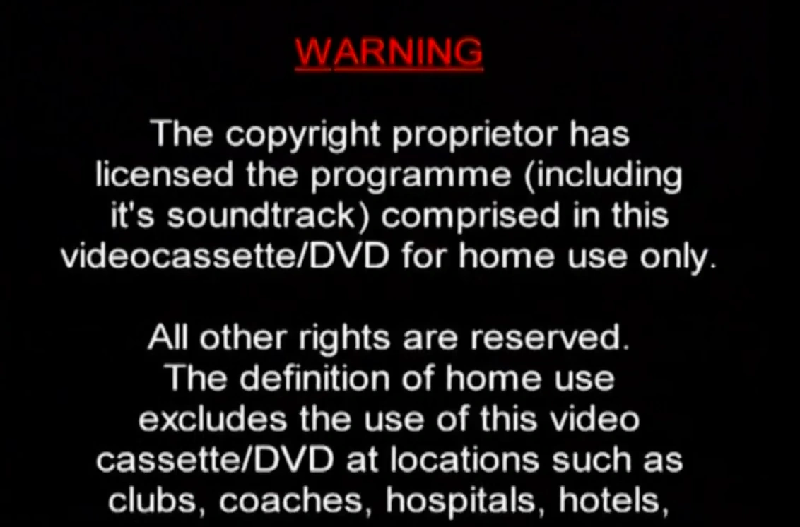 Reel Corporation Warning Screen Company Bumpers Wiki Fandom