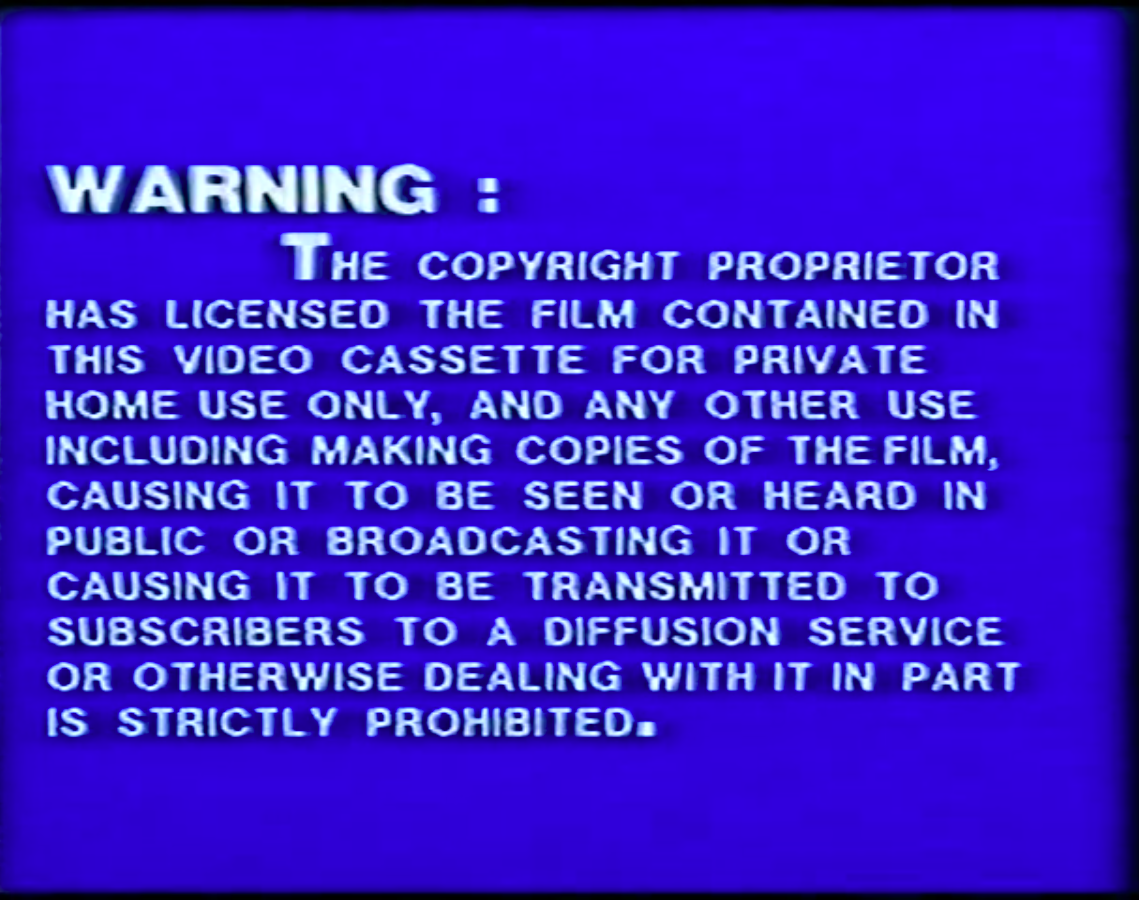 Lumiere Home Video (UK) Warning Screen, Company Bumpers Wiki